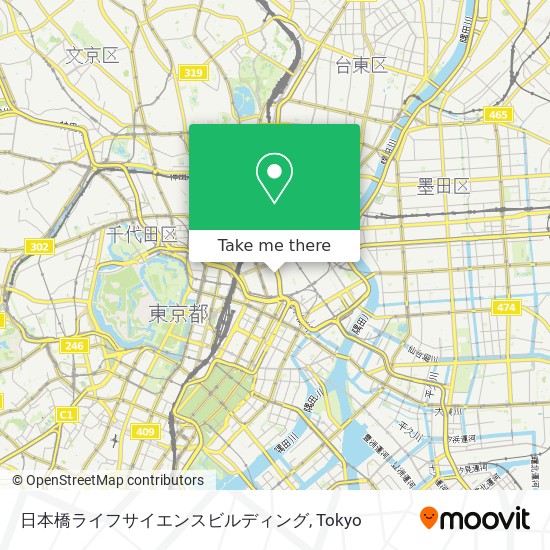 日本橋ライフサイエンスビルディング map