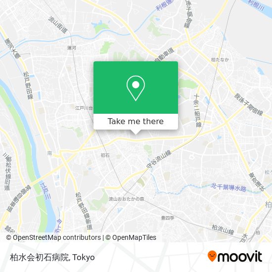 柏水会初石病院 map