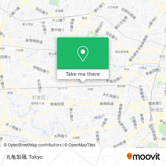 丸亀製麺 map