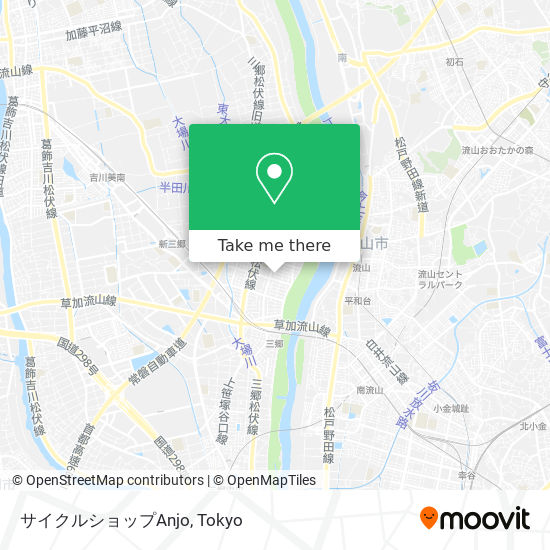 サイクルショップAnjo map