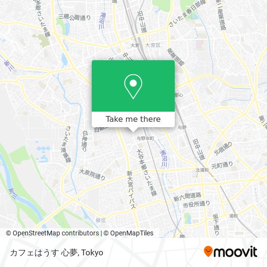 カフェはうす 心夢 map