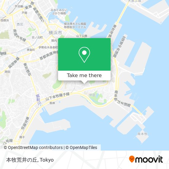 本牧荒井の丘 map