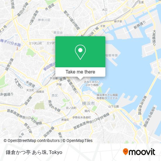 鎌倉かつ亭 あら珠 map