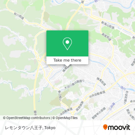 レモンタウン八王子 map