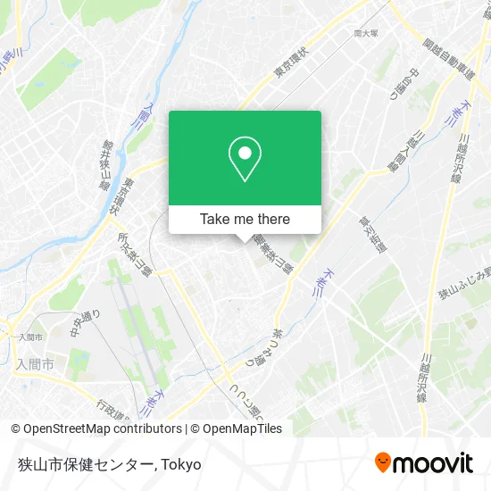 狭山市保健センター map