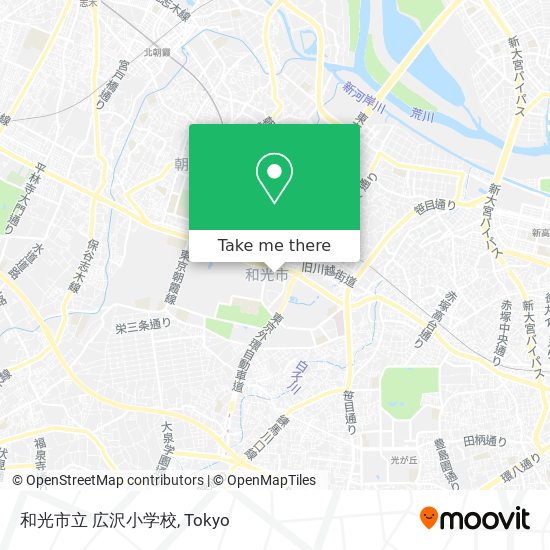 和光市立 広沢小学校 map