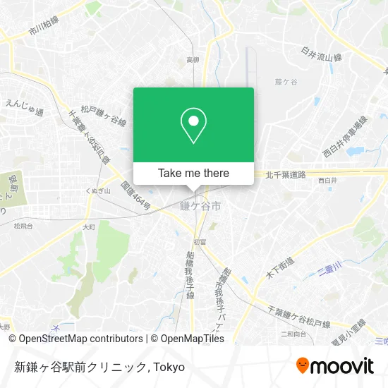 新鎌ヶ谷駅前クリニック map