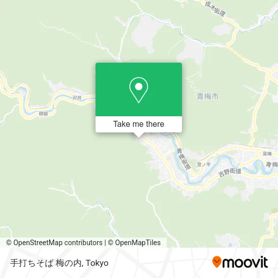 手打ちそば 梅の内 map