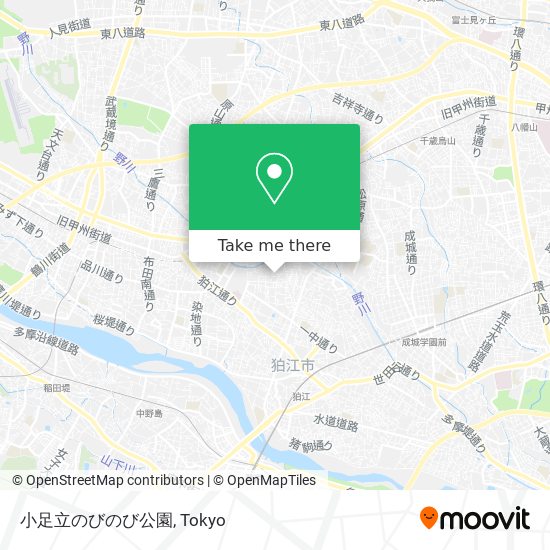 小足立のびのび公園 map