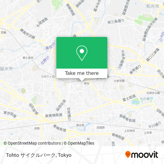 Tohto サイクルパーク map
