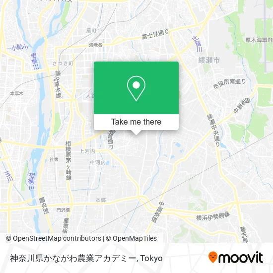 神奈川県かながわ農業アカデミー map