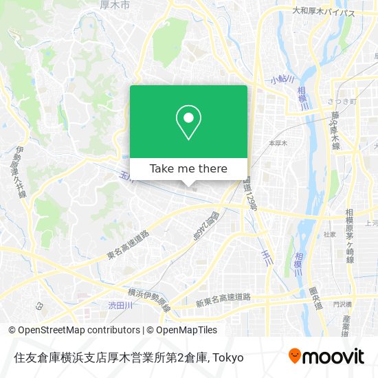 住友倉庫横浜支店厚木営業所第2倉庫 map