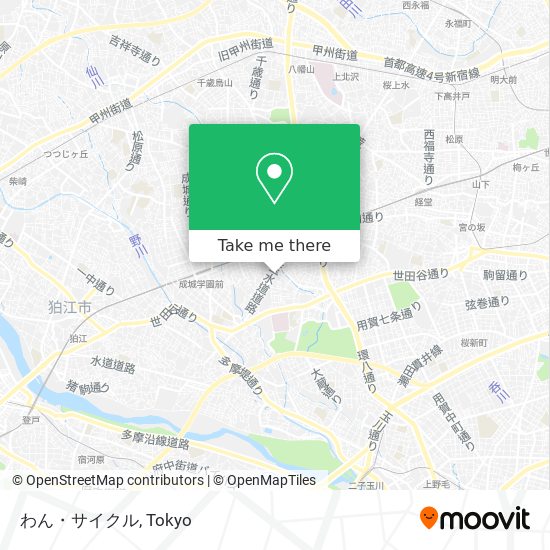 わん・サイクル map