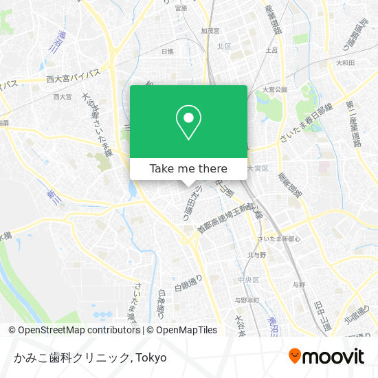 かみこ歯科クリニック map