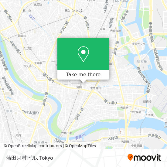 蒲田月村ビル map