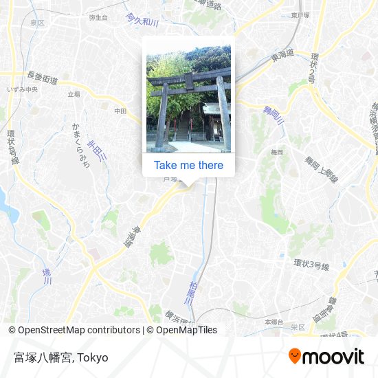 富塚八幡宮 map