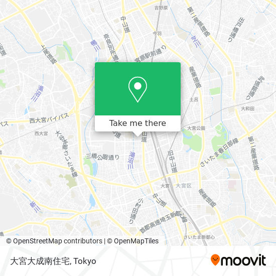 怎樣搭地鐵或巴士去さいたま市的大宮大成南住宅 Moovit