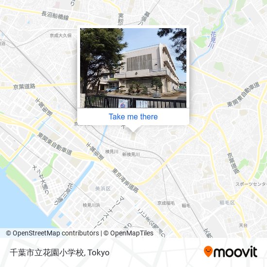千葉市立花園小学校 map