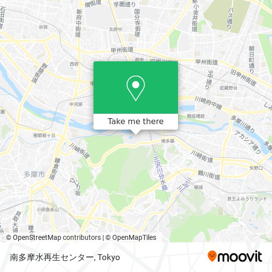 南多摩水再生センター map