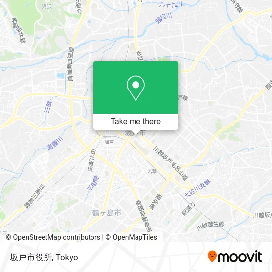 坂戸市役所 map