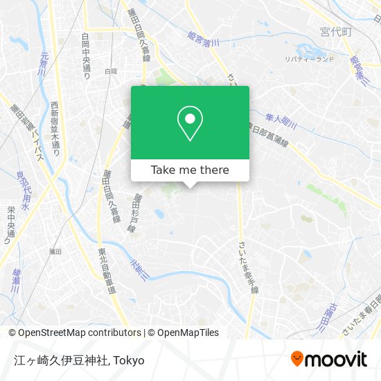 江ヶ崎久伊豆神社 map