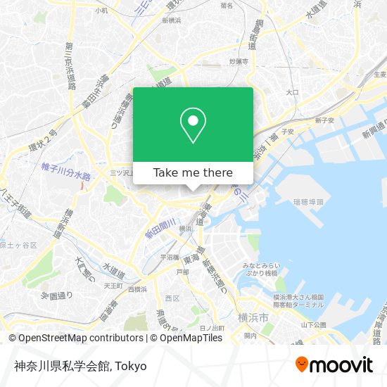 神奈川県私学会館 map