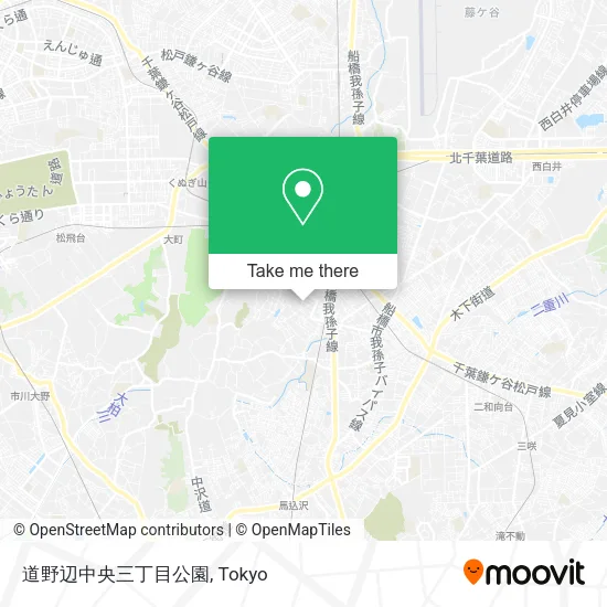 道野辺中央三丁目公園 map