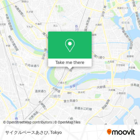 サイクルベースあさひ map