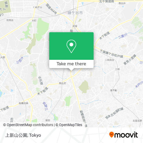 上新山公園 map