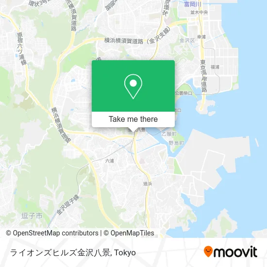 ライオンズヒルズ金沢八景 map