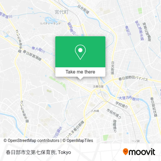 春日部市立第七保育所 map