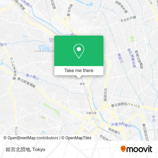 姫宮北団地 map