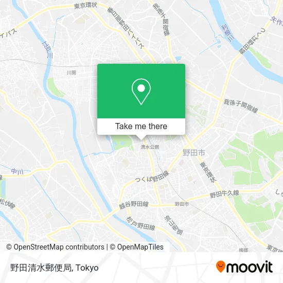 野田清水郵便局 map