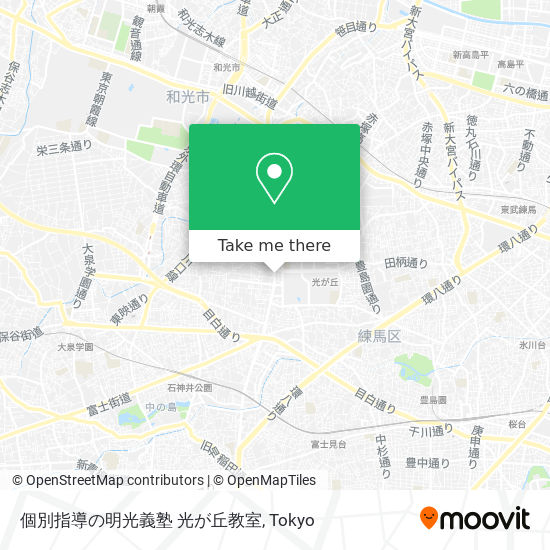 個別指導の明光義塾 光が丘教室 map