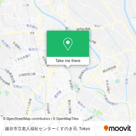 越谷市立老人福祉センターくすのき荘 map