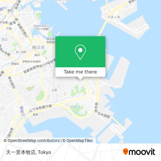 天一景本牧店 map