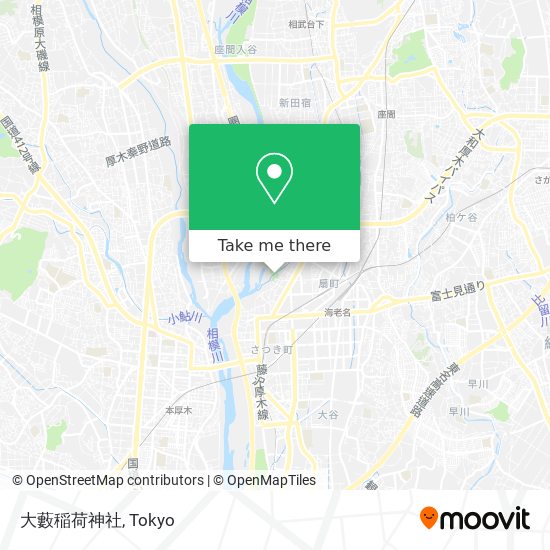 大藪稲荷神社 map