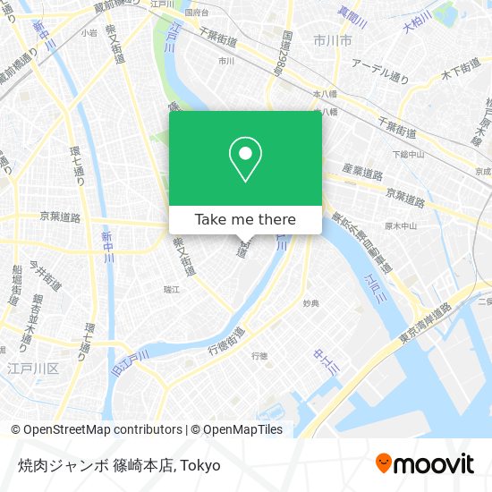 焼肉ジャンボ 篠崎本店 map