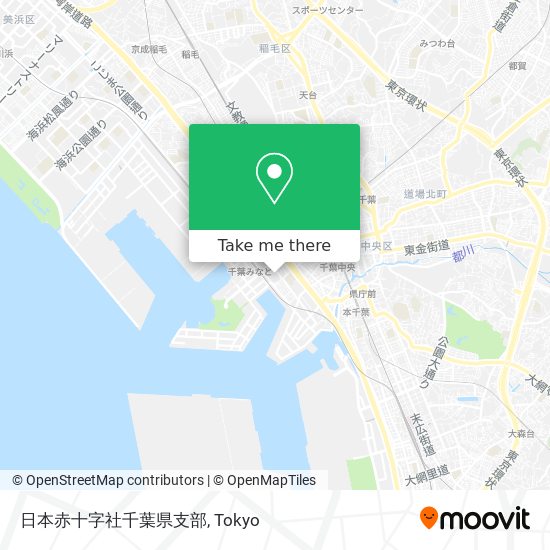 日本赤十字社千葉県支部 map