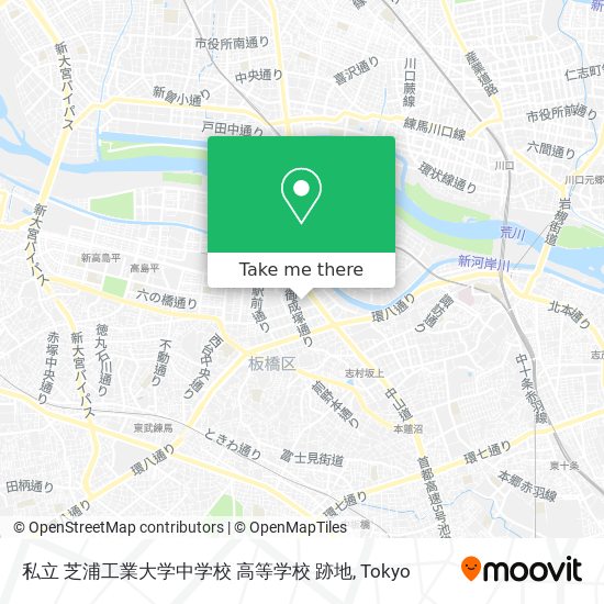 私立 芝浦工業大学中学校 高等学校 跡地 map
