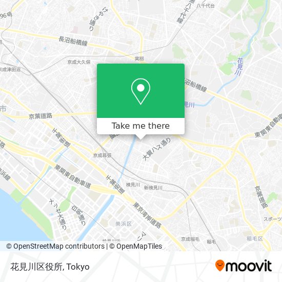 花見川区役所 map