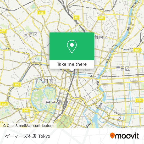 ゲーマーズ本店 map