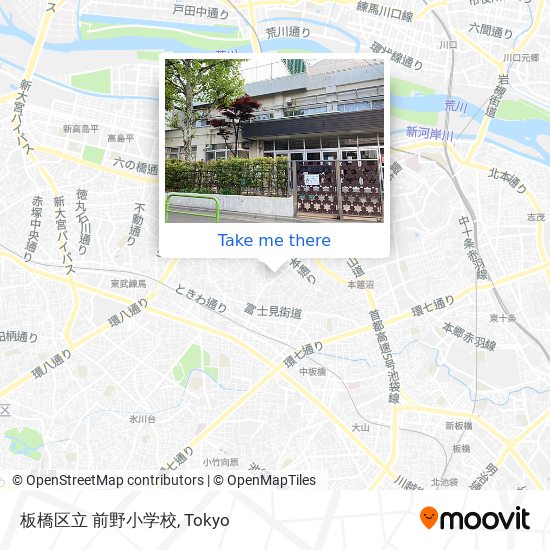 板橋区立 前野小学校 map