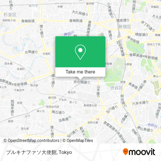 ブルキナファソ大使館 map