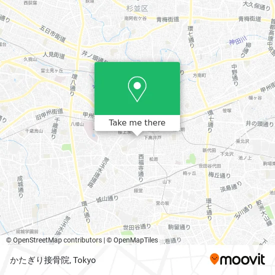 かたぎり接骨院 map