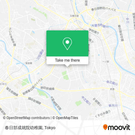 春日部成就院幼稚園 map