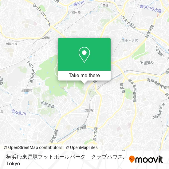 横浜Fc東戸塚フットボールパーク　クラブハウス map