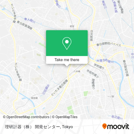 理研計器（株） 開発センター map