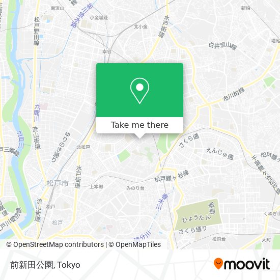前新田公園 map