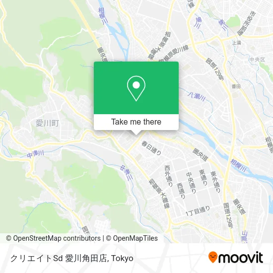 クリエイトSd 愛川角田店 map
